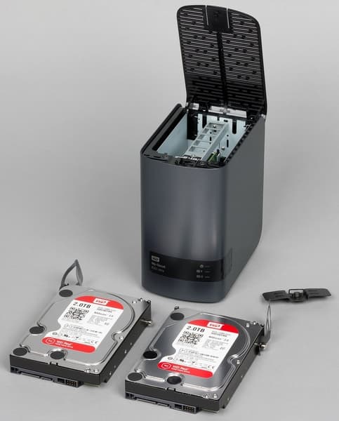 Конструкция сетевого накопителя WD My Cloud EX2 Ultra