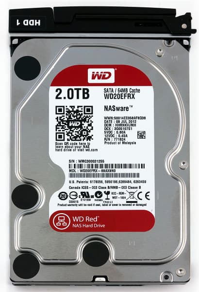 Жесткий диск WD Red WD20EFRX