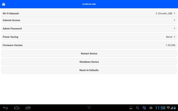 Z-Drive Air на Android