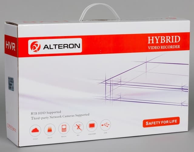 Упаковка видеорегистратора Alteron KRN087