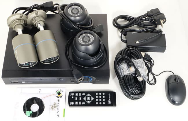 Сетевой комплект видеонаблюдения Iptronic Full HD 1080P