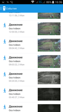 Облачная Wi-Fi-камера наблюдения Oco Ivideon