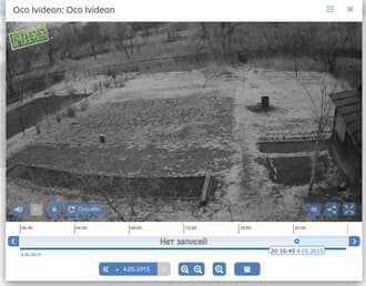 Облачная Wi-Fi-камера наблюдения Oco Ivideon