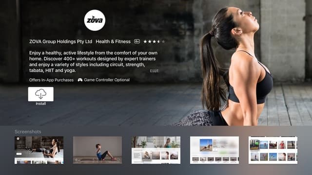 Интерфейс Apple TV 4 поколения 2015