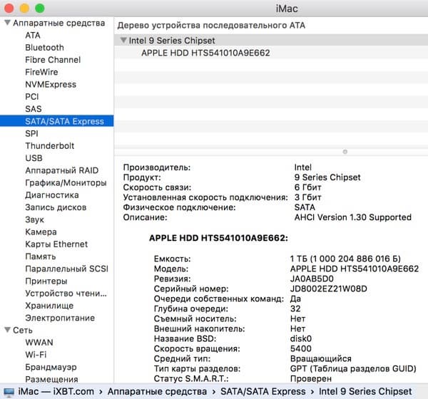 Скриншот iMac с дисплеем Retina 4K