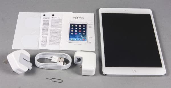 Комплектация iPad mini с дисплеем Retina