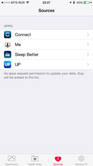 Здоровье в Apple iPhone 6