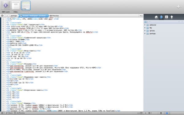 Скриншот MacBook Pro 13 с Retina Display