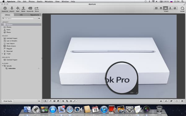 Скриншот MacBook Pro с Retina Display
