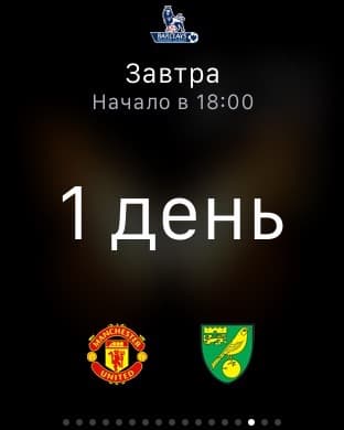 Скриншот Apple Watch