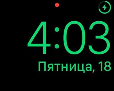 Скриншот Apple Watch
