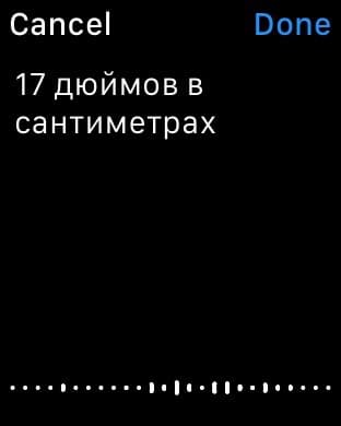 Скриншот Apple Watch