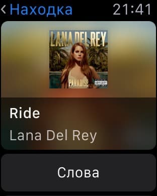 Скриншот Apple Watch