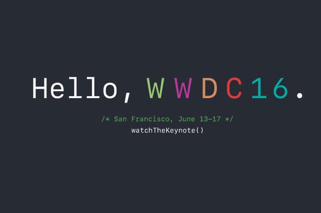 Apple WWDC 2016
