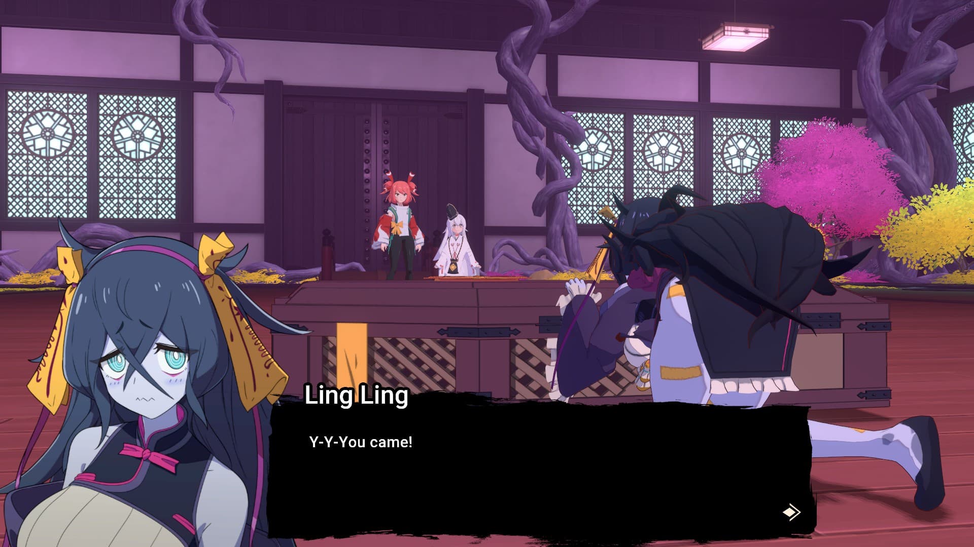 Homura Hime combat screenshot