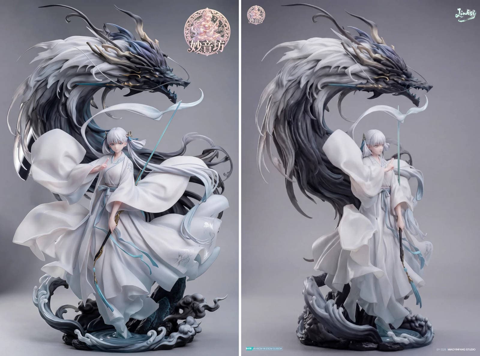 Close-up of Jinxi statue details