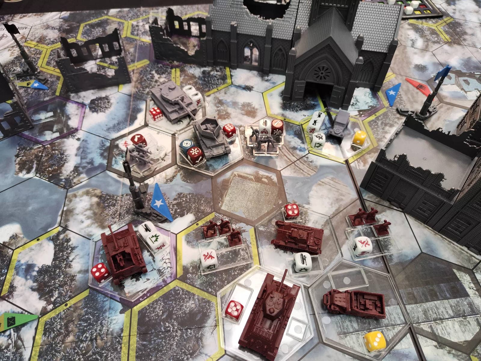 Gameplay screenshot from Company of Heroes: The Board Game