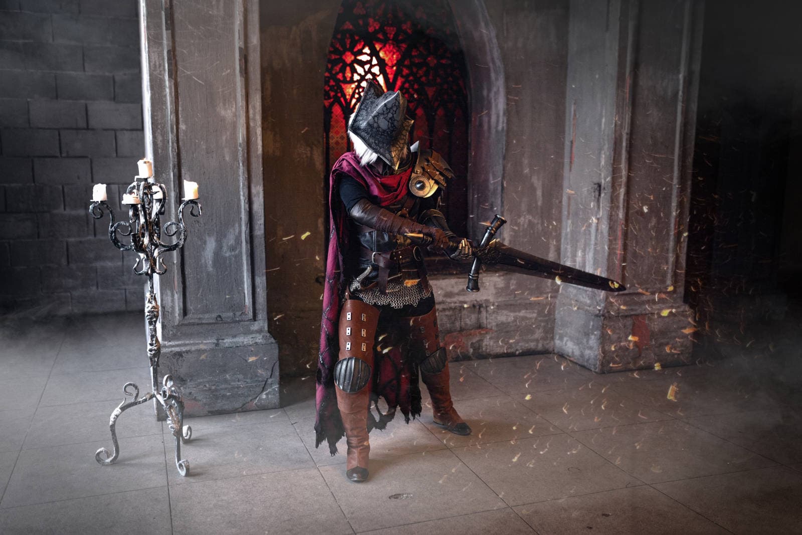 Abyss Watcher Cosplay by Elena Zadneprovskaya, inspired by Dark Souls III