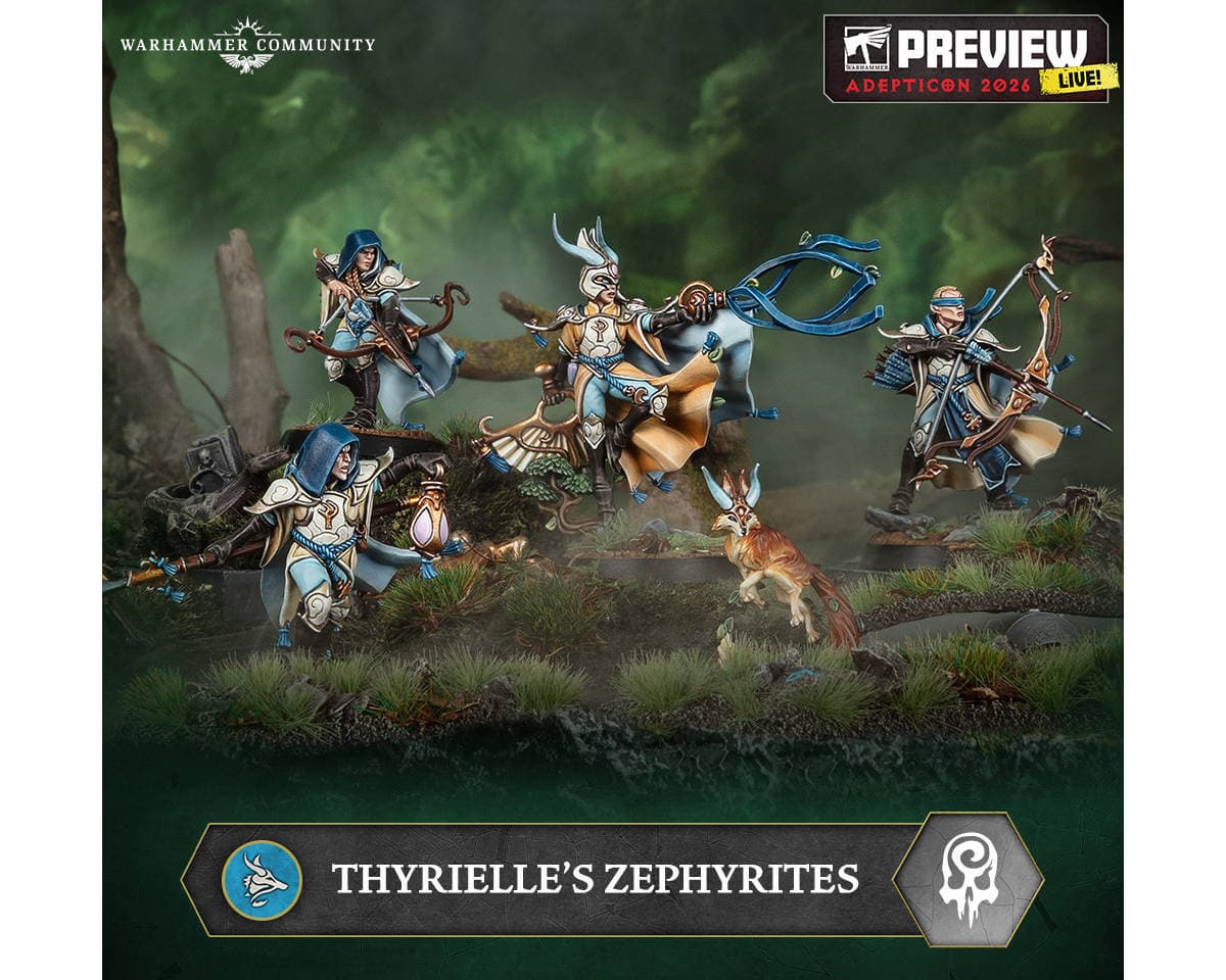 Изображение банды Зефириты Тириэль в Warhammer Underworlds