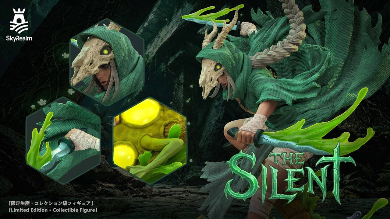 Статуя Безмолвной из Slay the Spire 2, вид сбоку