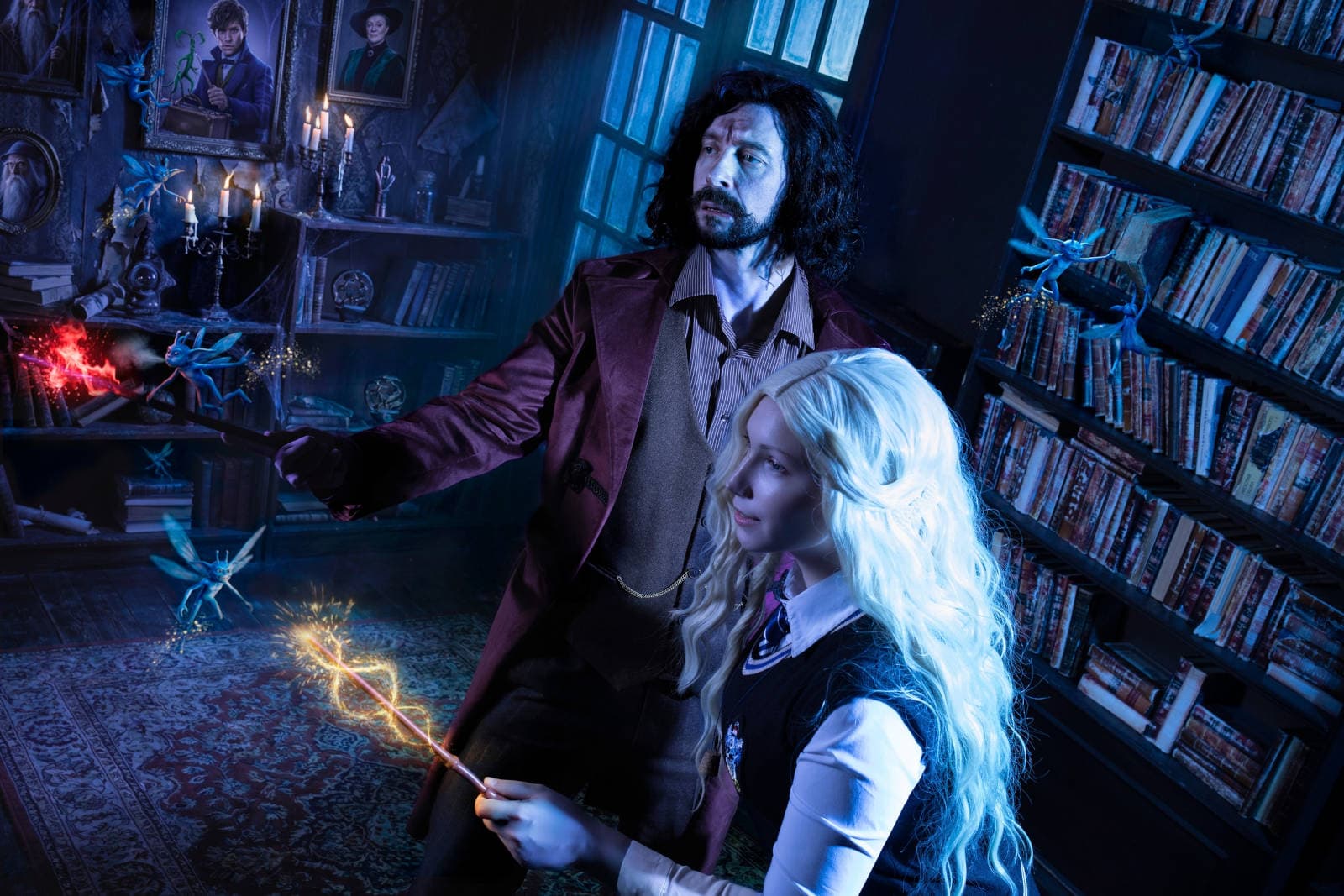 Сириус Блэк и Полумна Лавгуд в фотосессии