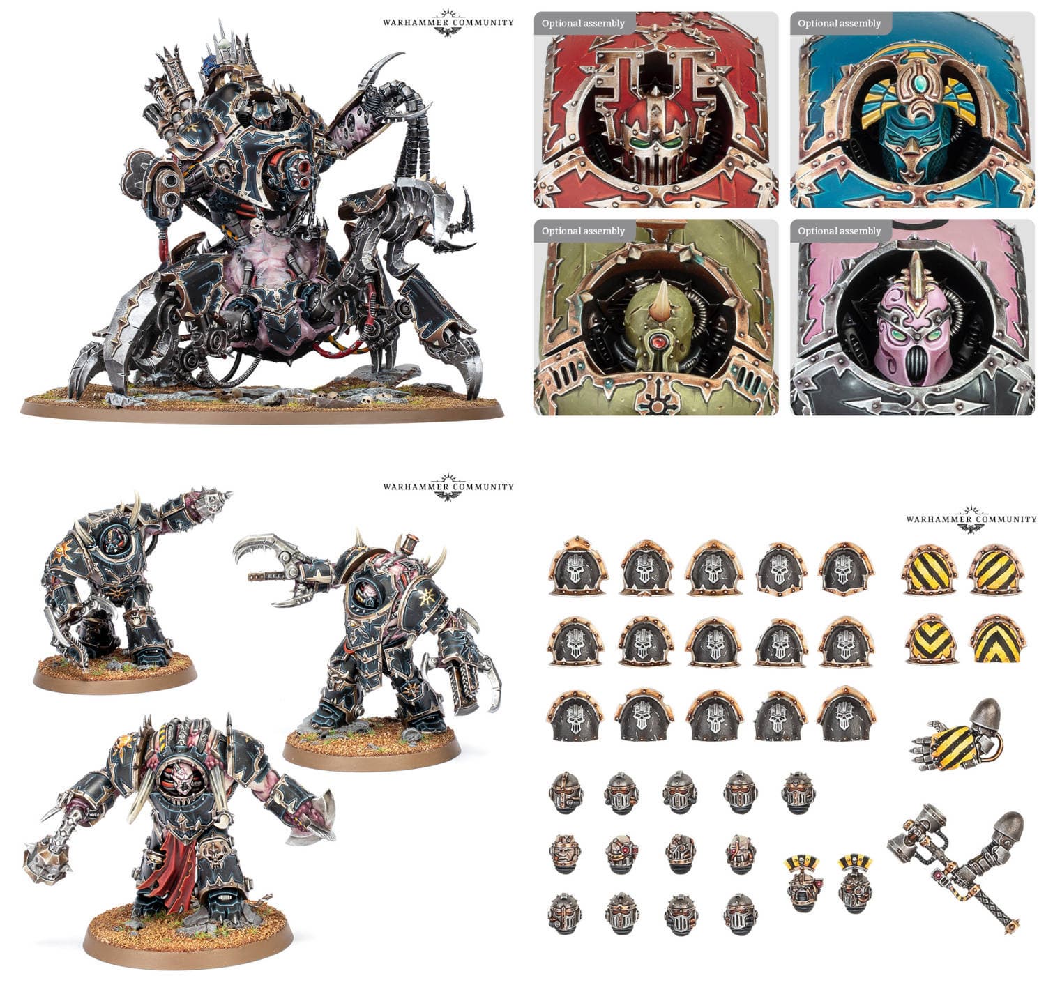 Детализация Осквернителя с различными опциями