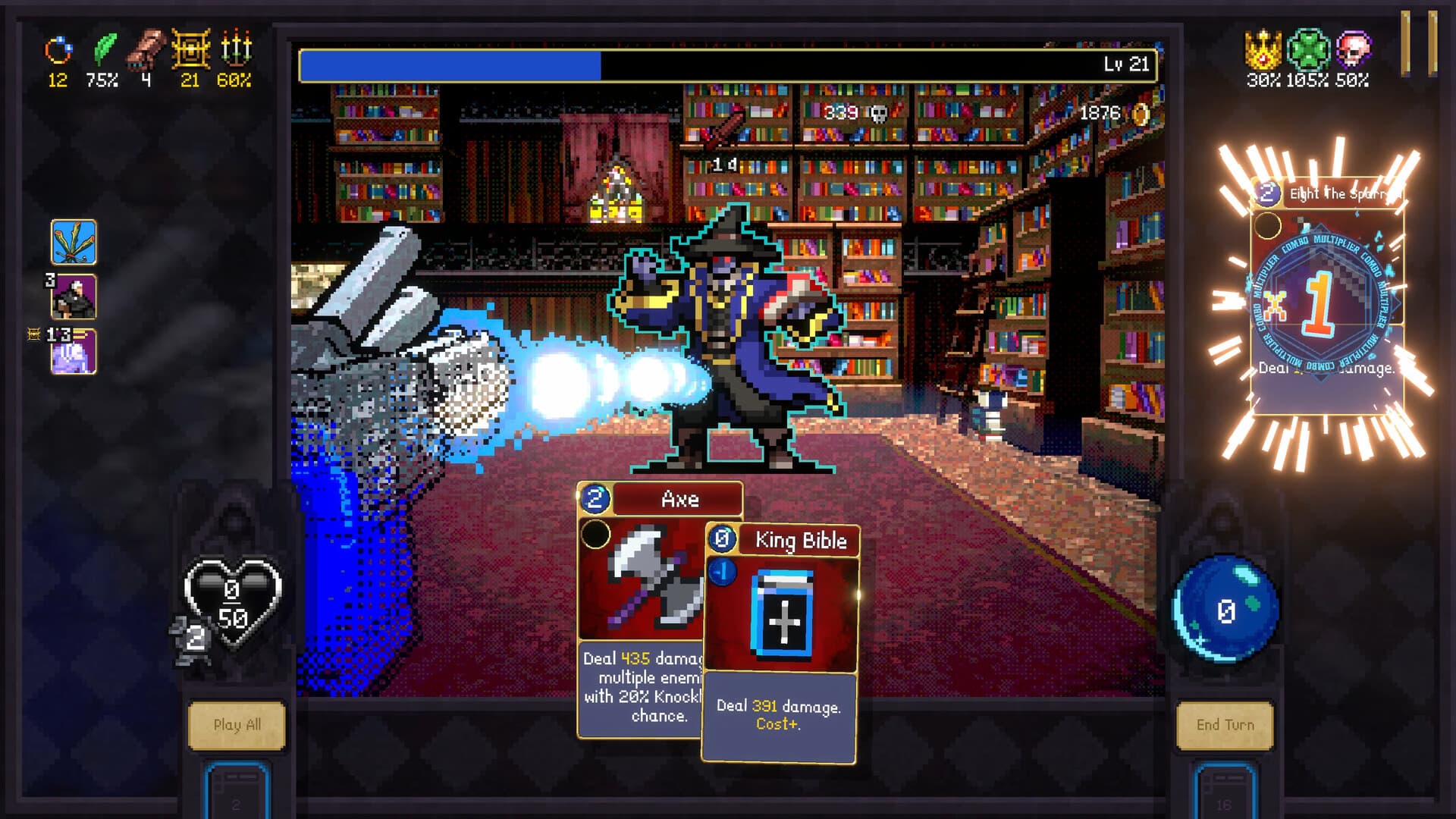 Gameplay screenshot from Vampire Crawlers