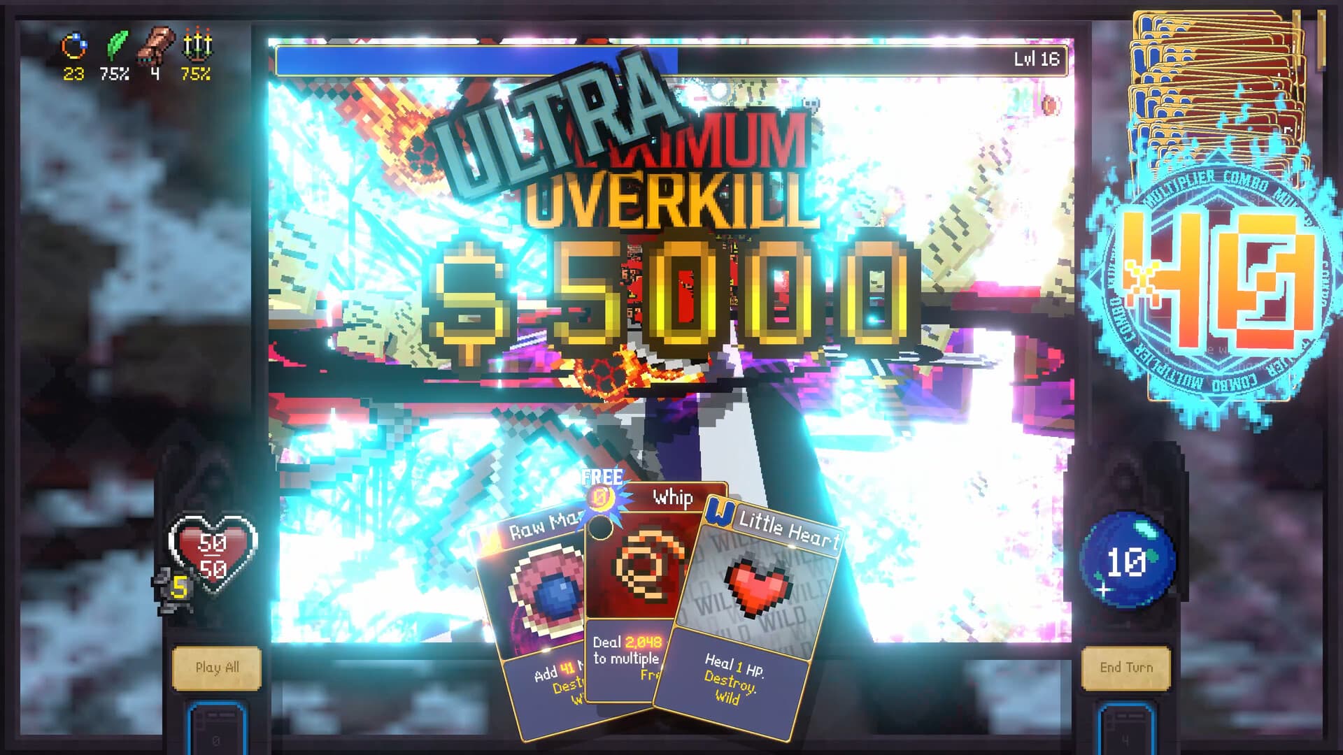 Gameplay screenshot from Vampire Crawlers