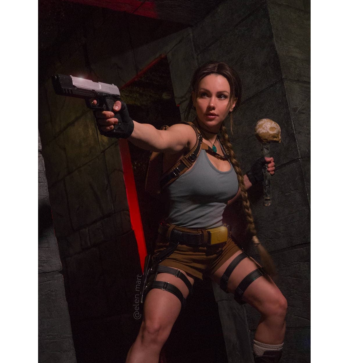 Lara Croft cosplay by Elen Mart, photographed by Kir Abakumov