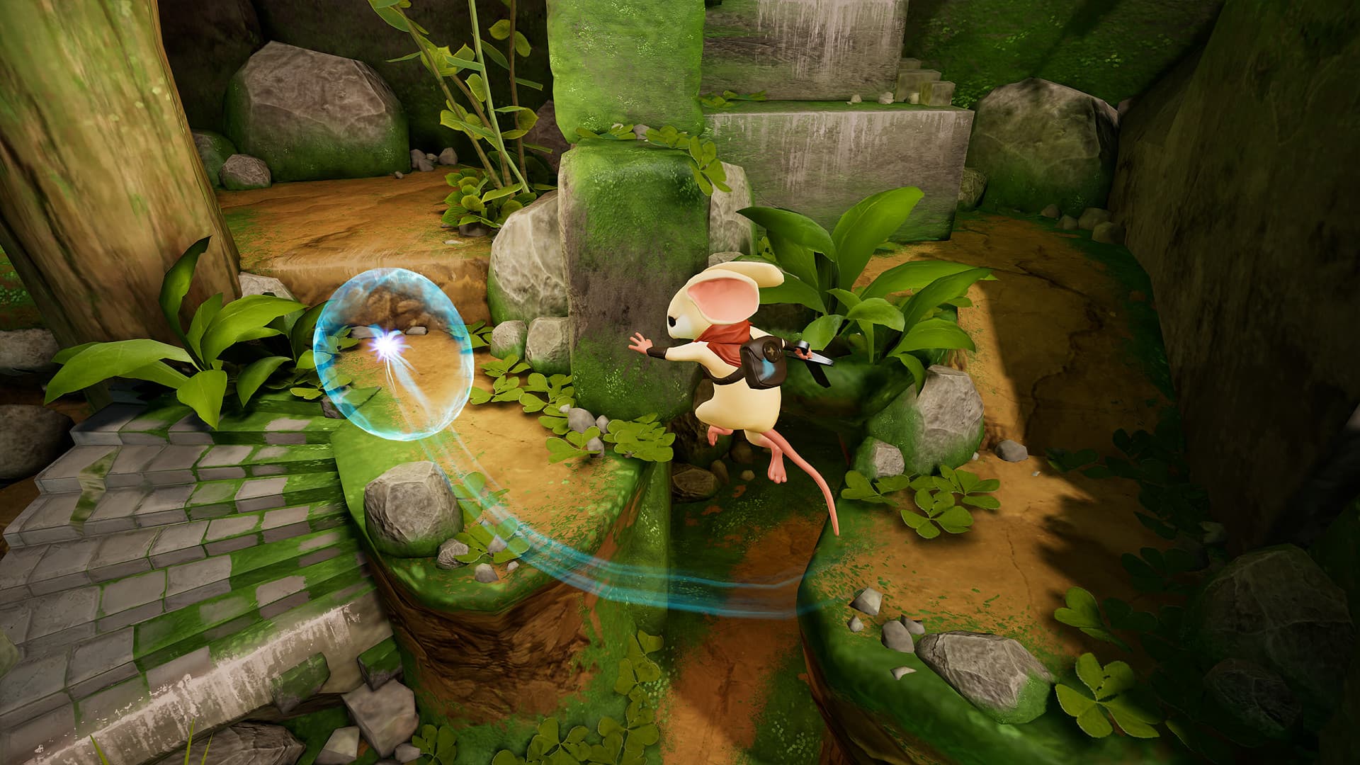Screenshot from Moss game
