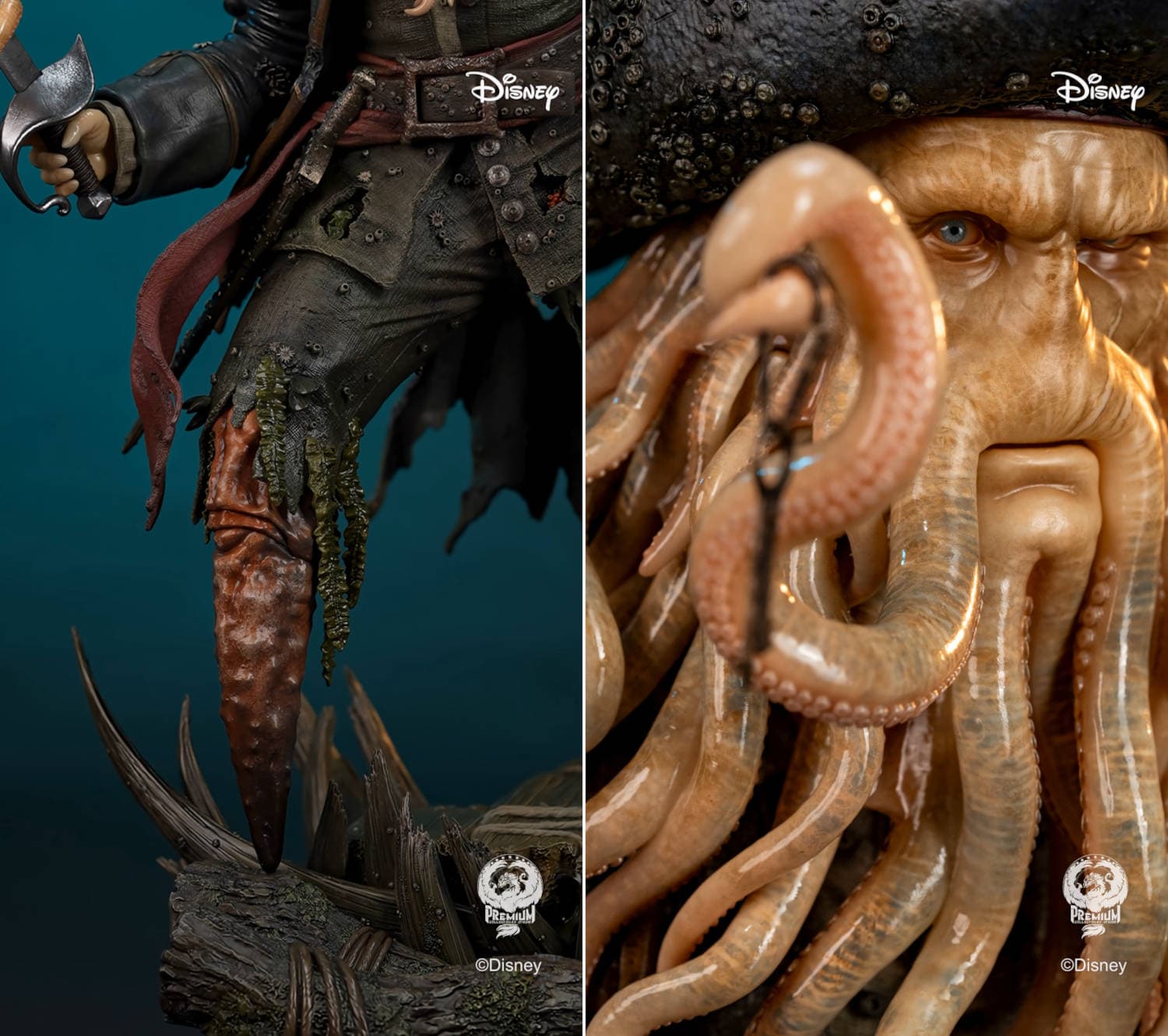 Детали статуи Дэйви Джонса с ключом