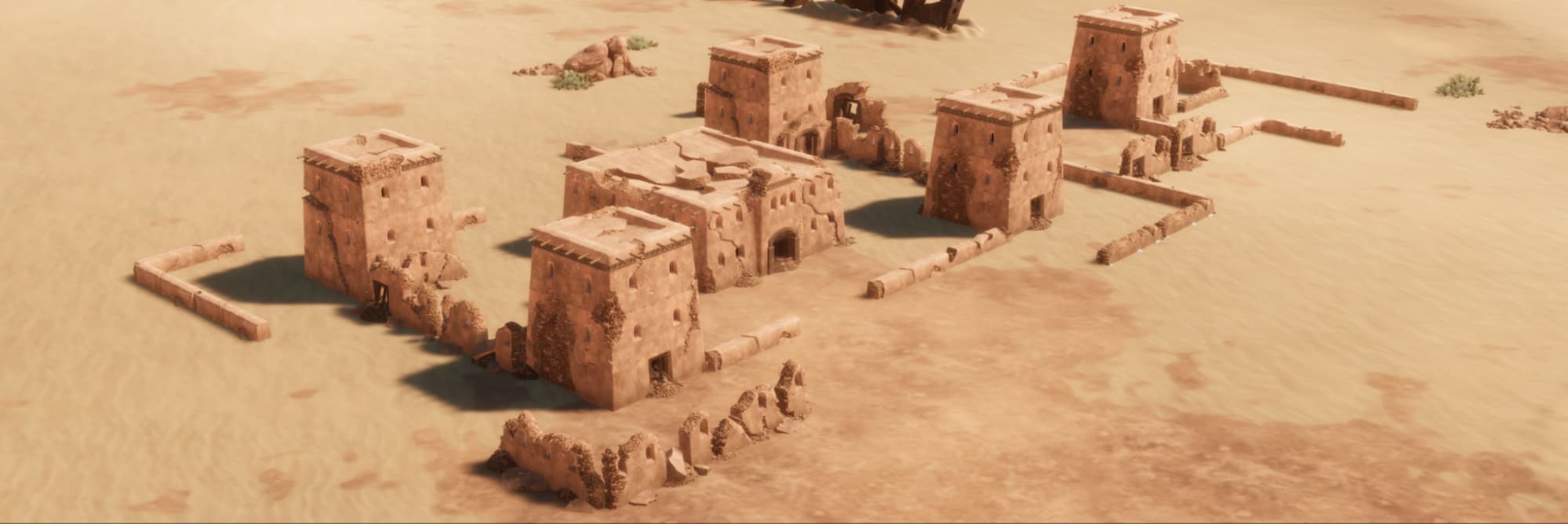 In-game screenshot showcasing Menace environment assets