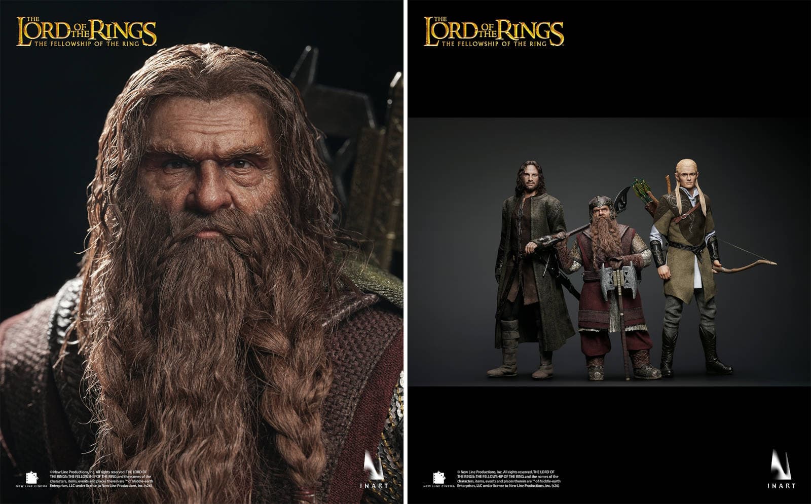 Inart Gimli Figure with Interchangeable Hands