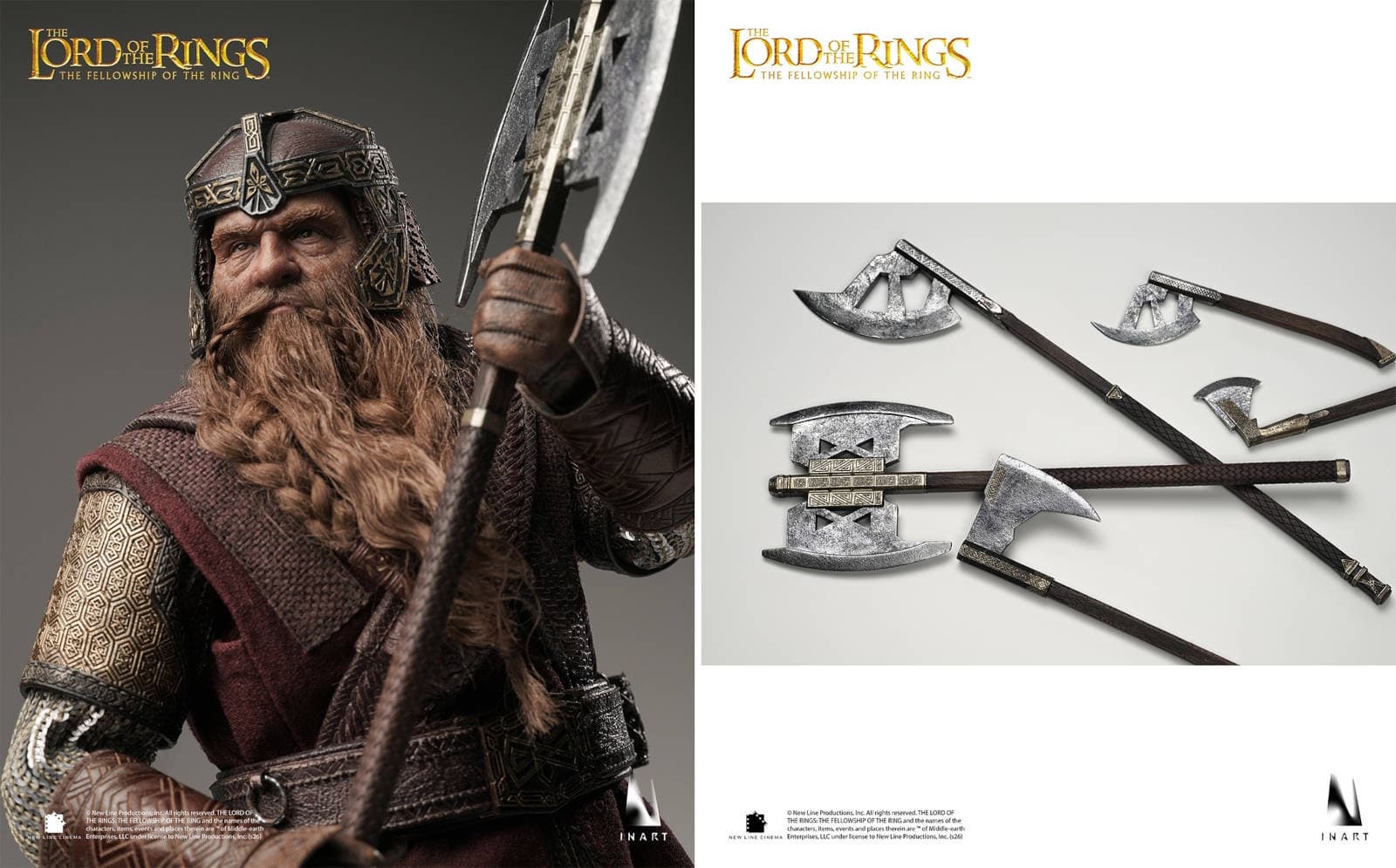 Inart Gimli Figure Box Contents