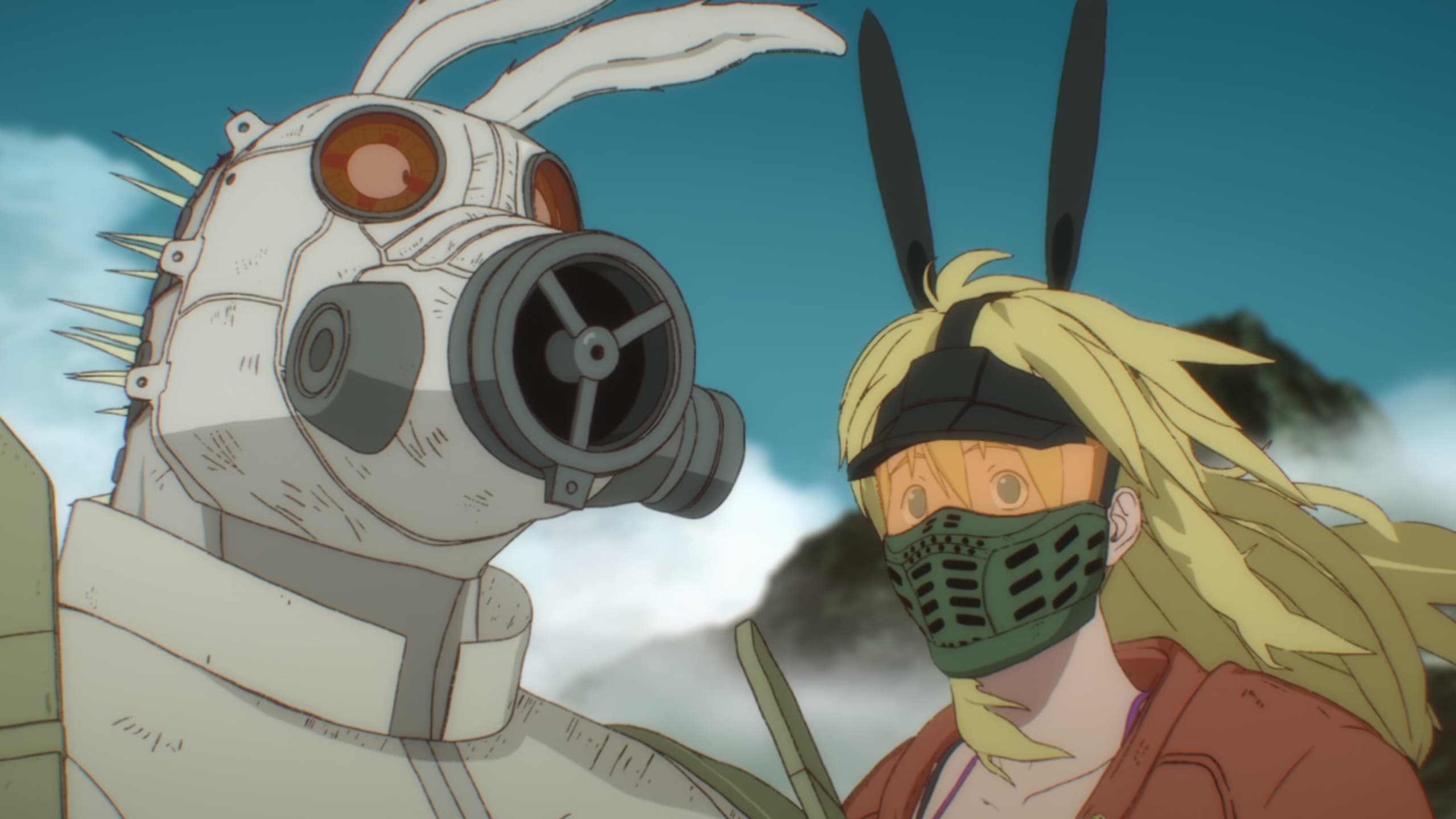 Dorohedoro characters wearing masks