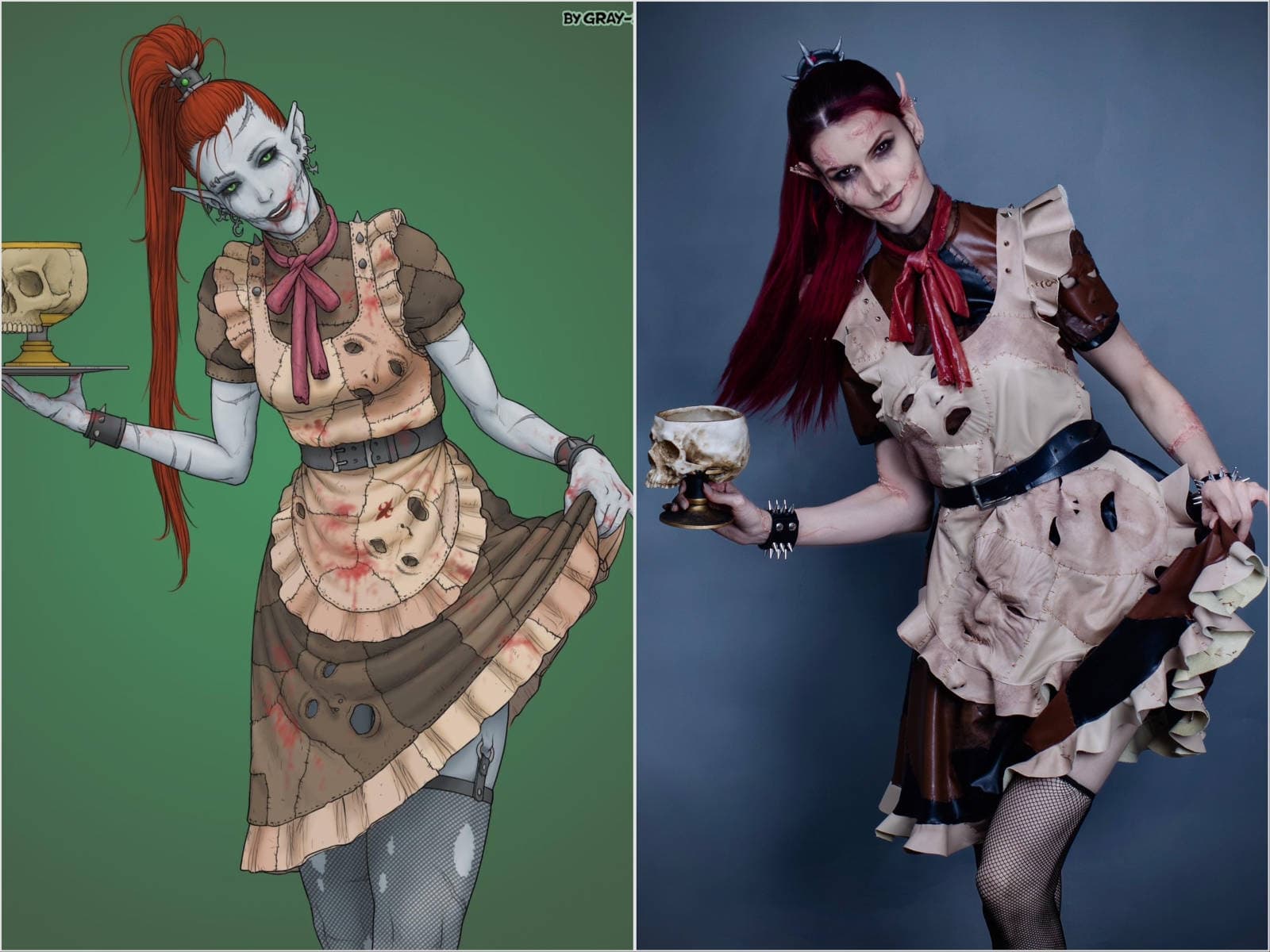 Cosplayer: LaSombra. Art: Gray-Skull Art