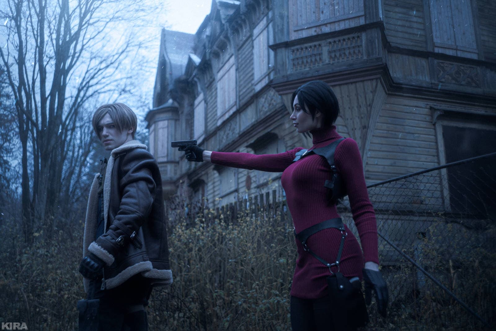 Photographer: KIRA photoarts. Cosplayers: Kristina Rein (Ada Wong), Nova (Leon S. Kennedy)