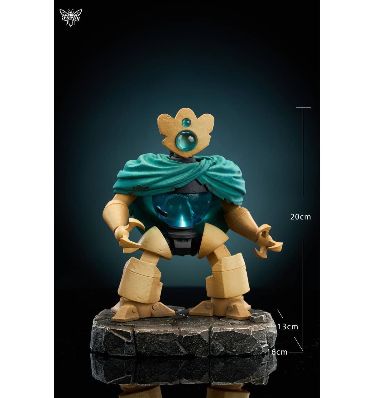 Front view of The Defect statue