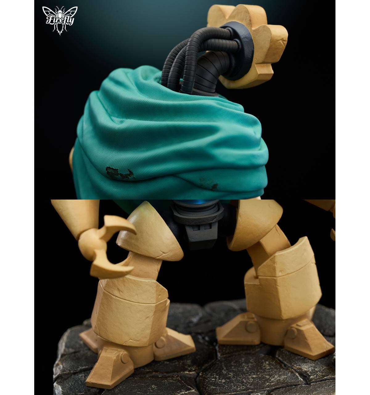 The Defect surrounded by elemental orbs