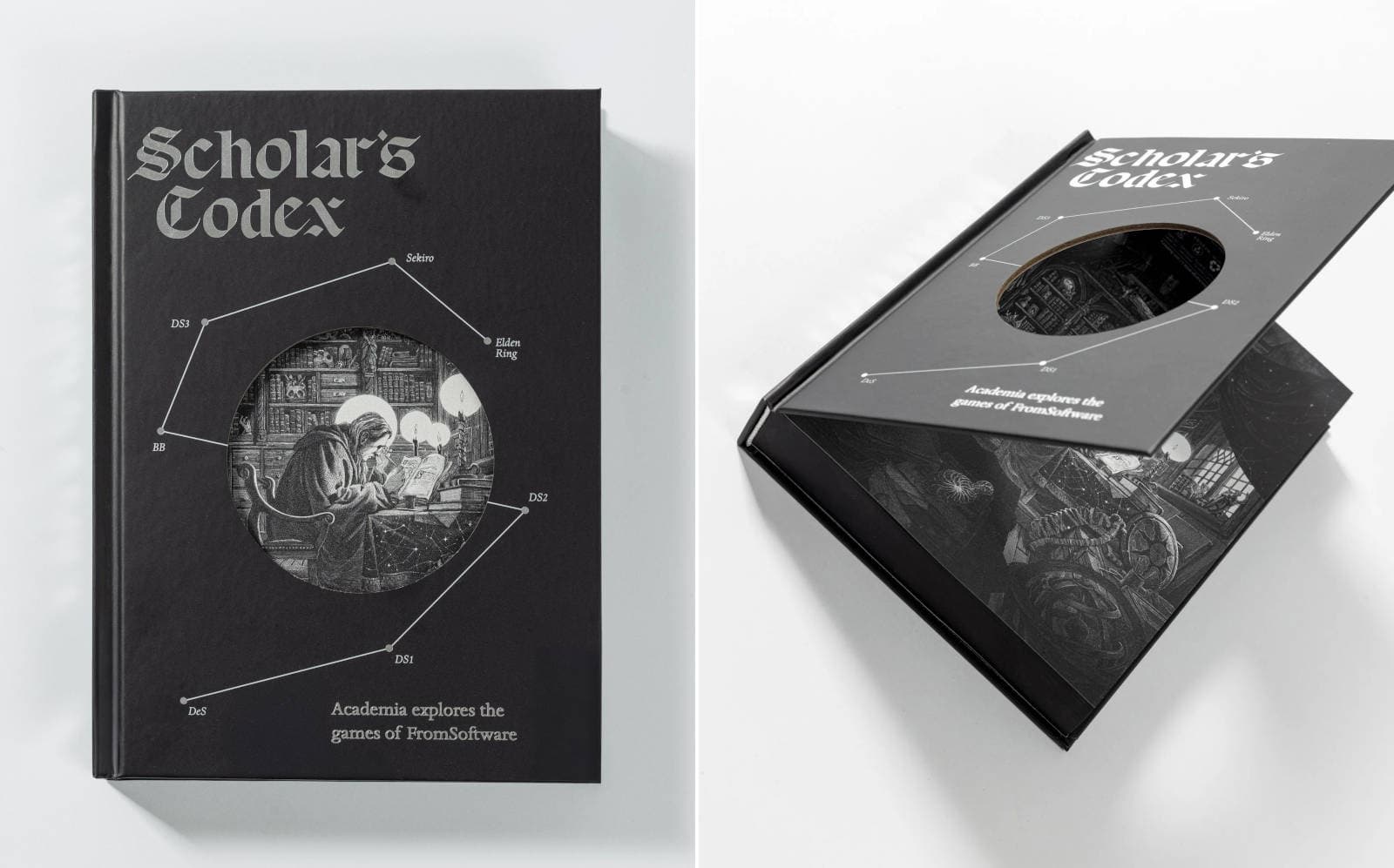 Inside pages of the lore book