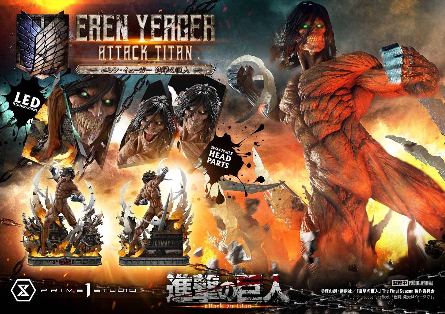 Права на изображения принадлежат Hajime Isayama, Kodansha и Prime 1 Studio