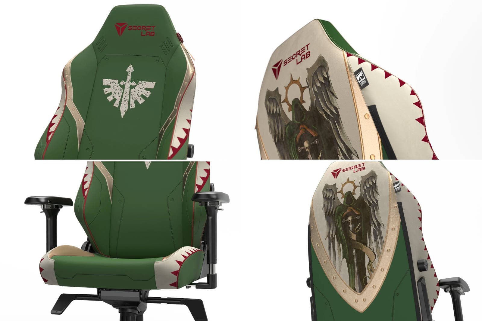 Права на изображения принадлежат Secretlab и Games Workshop
