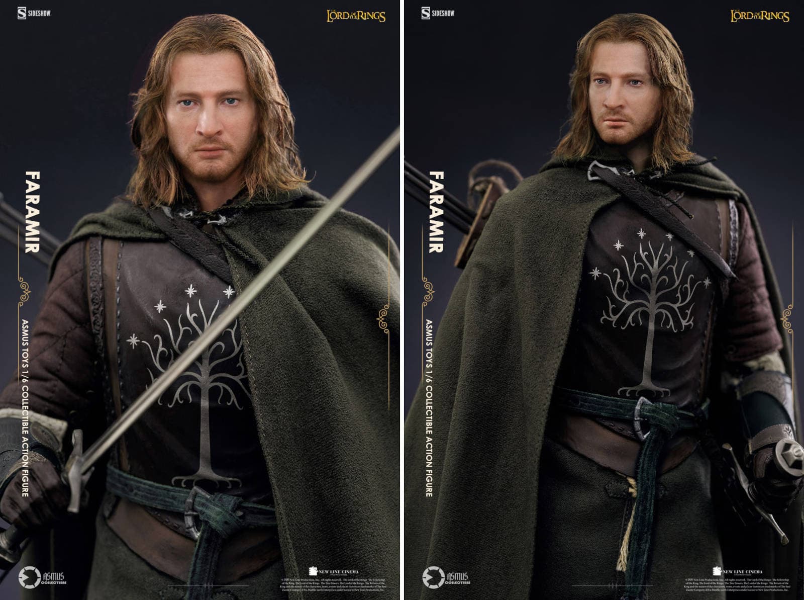 Права на изображения принадлежат Middle-earth Enterprises, New Line Productions, Asmus Toys и Sideshow Collectibles
