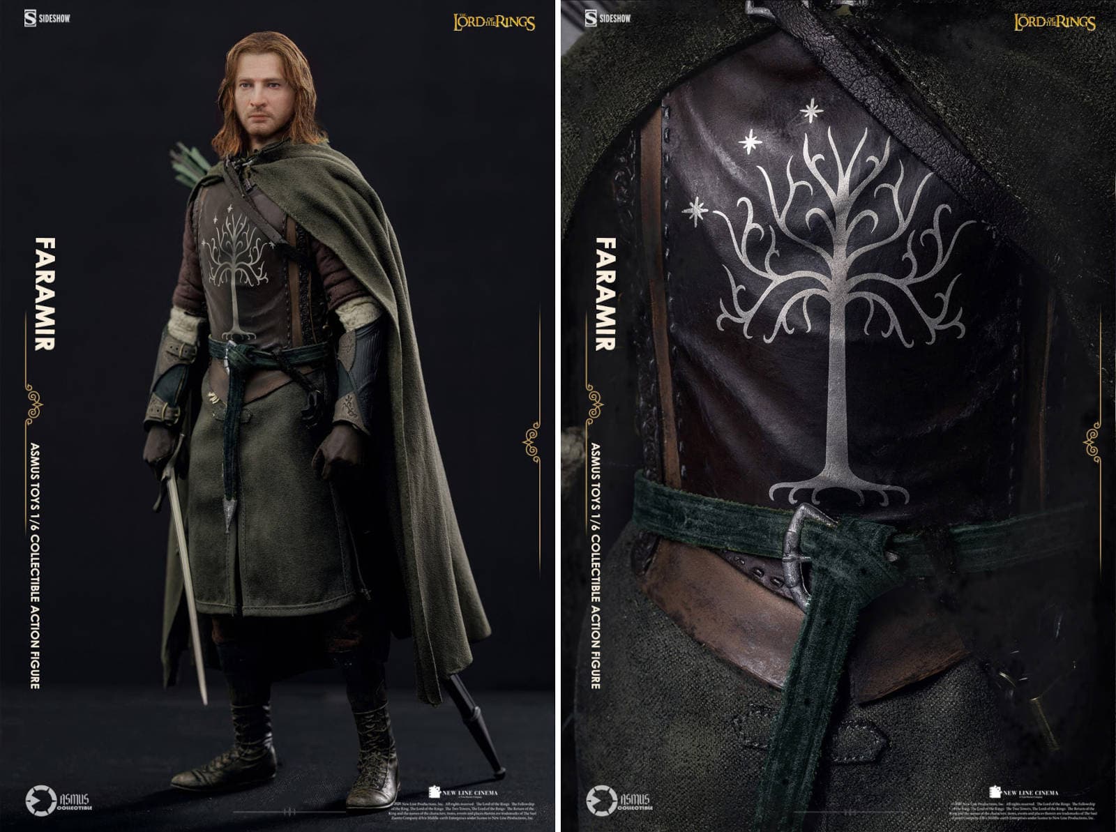 Права на изображения принадлежат Middle-earth Enterprises, New Line Productions, Asmus Toys и Sideshow Collectibles