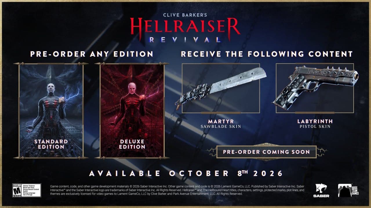 Saber Interactive / Clive Barker's Hellraiser: Revival