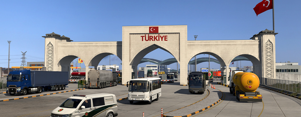 Граница Греции в Euro Truck Simulator 2. Новые скриншоты дополнения Greece