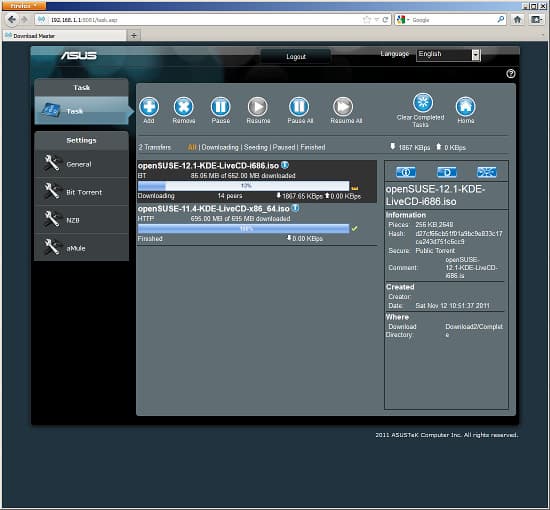 Настройка ASUS RT-N66U