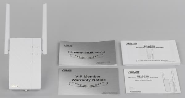 Комплект поставки Asus RP-AC56 Комплект поставки Asus RP-AC56
