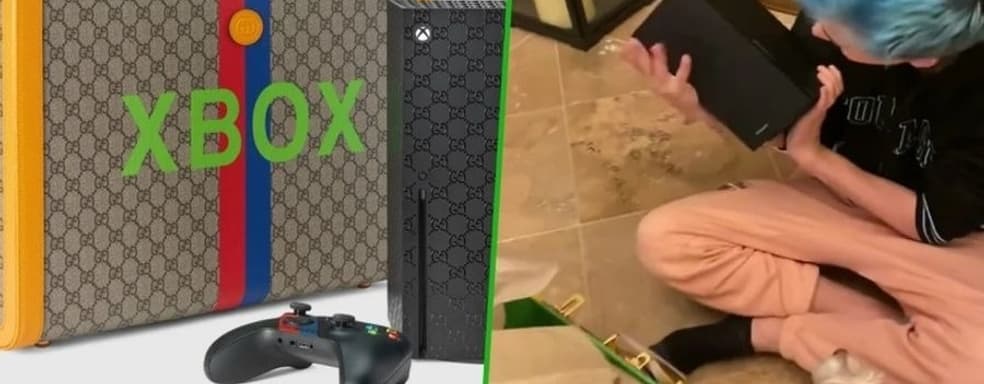 Streamer Ninja shows off Gucci's Xbox Series X