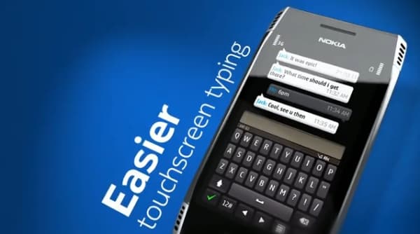 появление вертикальной QWERTY-клавиатуры появление вертикальной QWERTY-клавиатуры